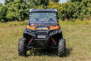 Polaris RZR 800 EPS LE Vented Full Windshield - Rough Country - Scratch Resistant - 2014